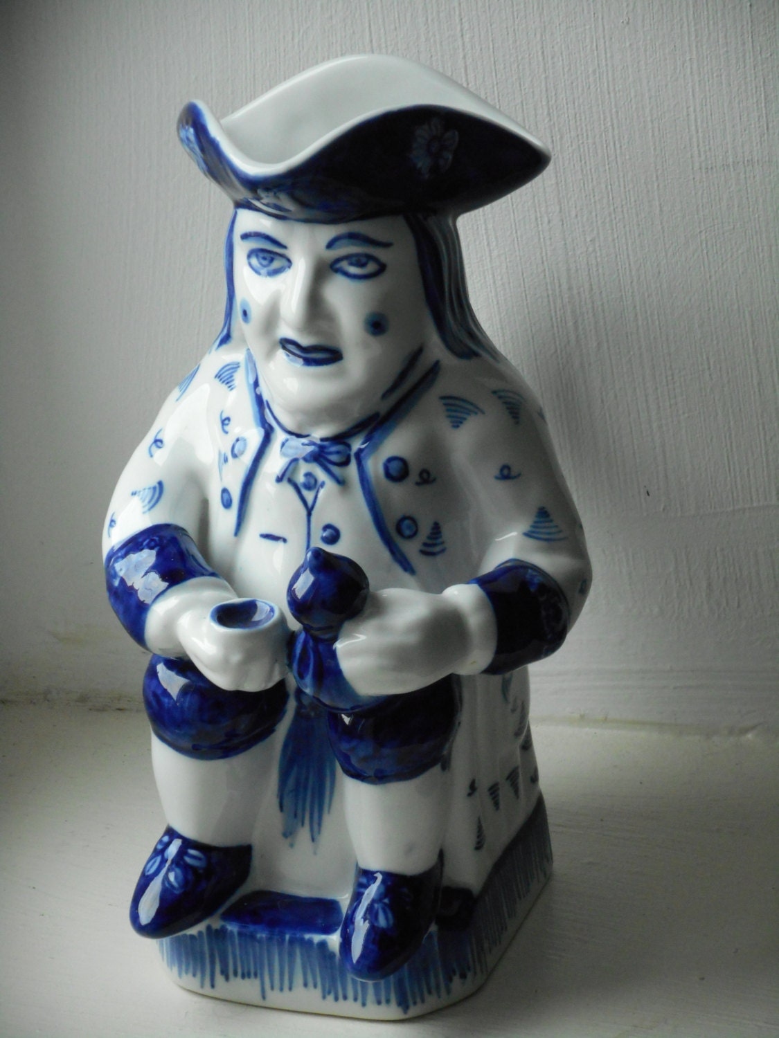 Superbe Rare Millésime Viana Pintado A Mao Peint à La Main Eau/Pichet Vin