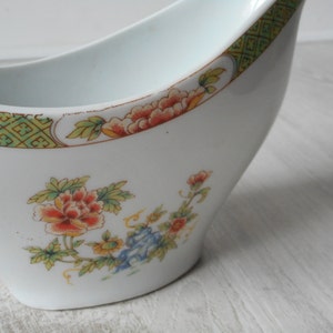 vintage French Limoges porcelain decorative gravy jug image 3
