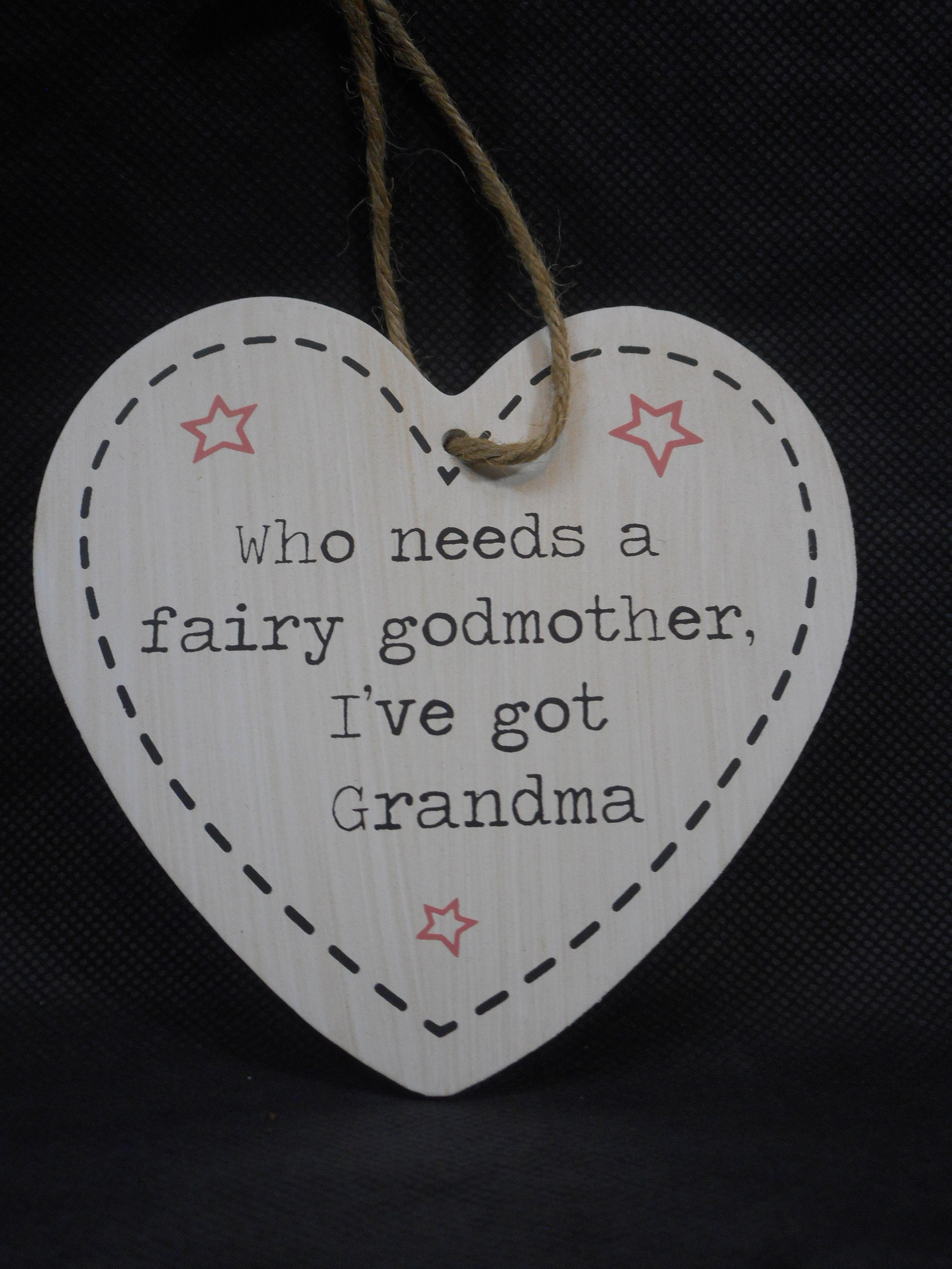 Très Belle Main Faite en Bois Qui A Besoin d'une Fée Marraine I, Ve Got Grandma Porte/Plaque Murale