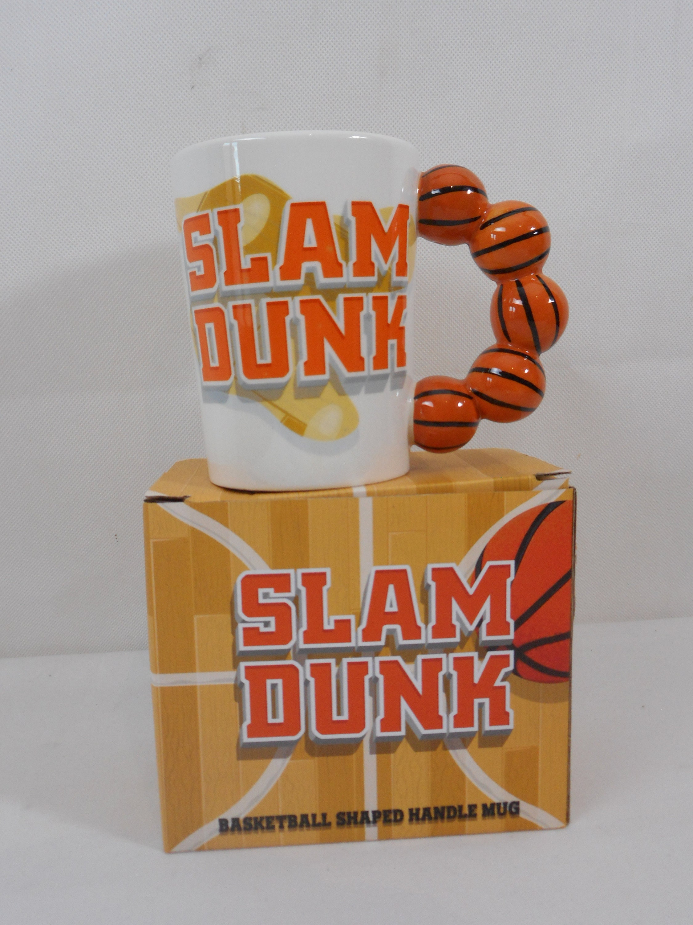 Belle Boîte Faite à La Main Nouveauté en Céramique Basket-Ball Slam Dunk Tasse Café/Thé Cadeau