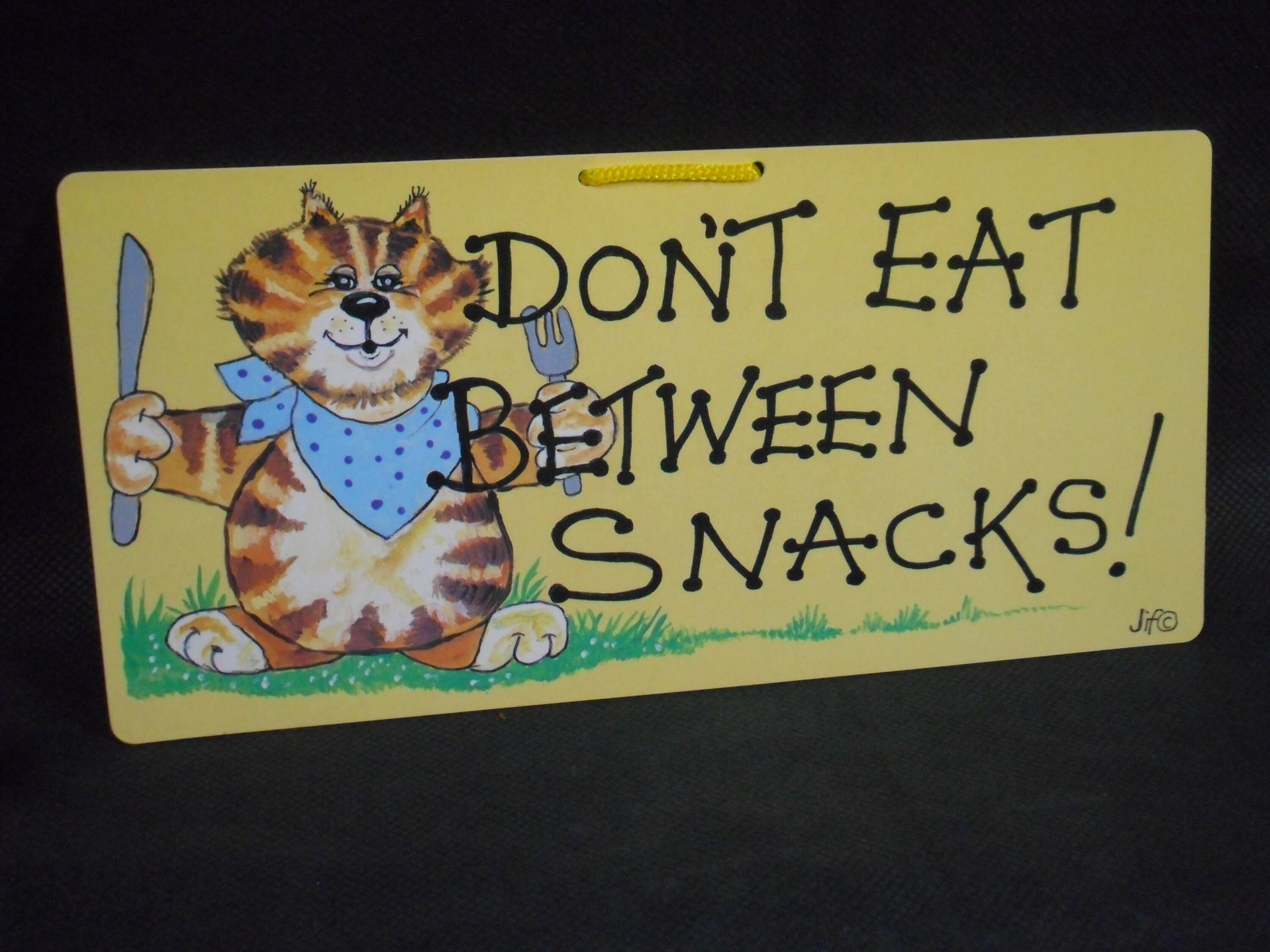 Superbe Mur de Nouveauté/Porte Suspendue Plaque en Plastique Imprimé Signe Cadeau