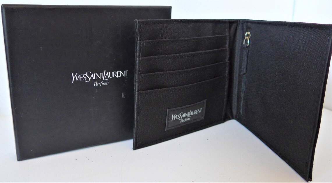 Brand New Yves St. Laurent Wallet with box Unisex Etsy