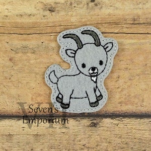 Baby Goat Feltie Machine Embroidery Design