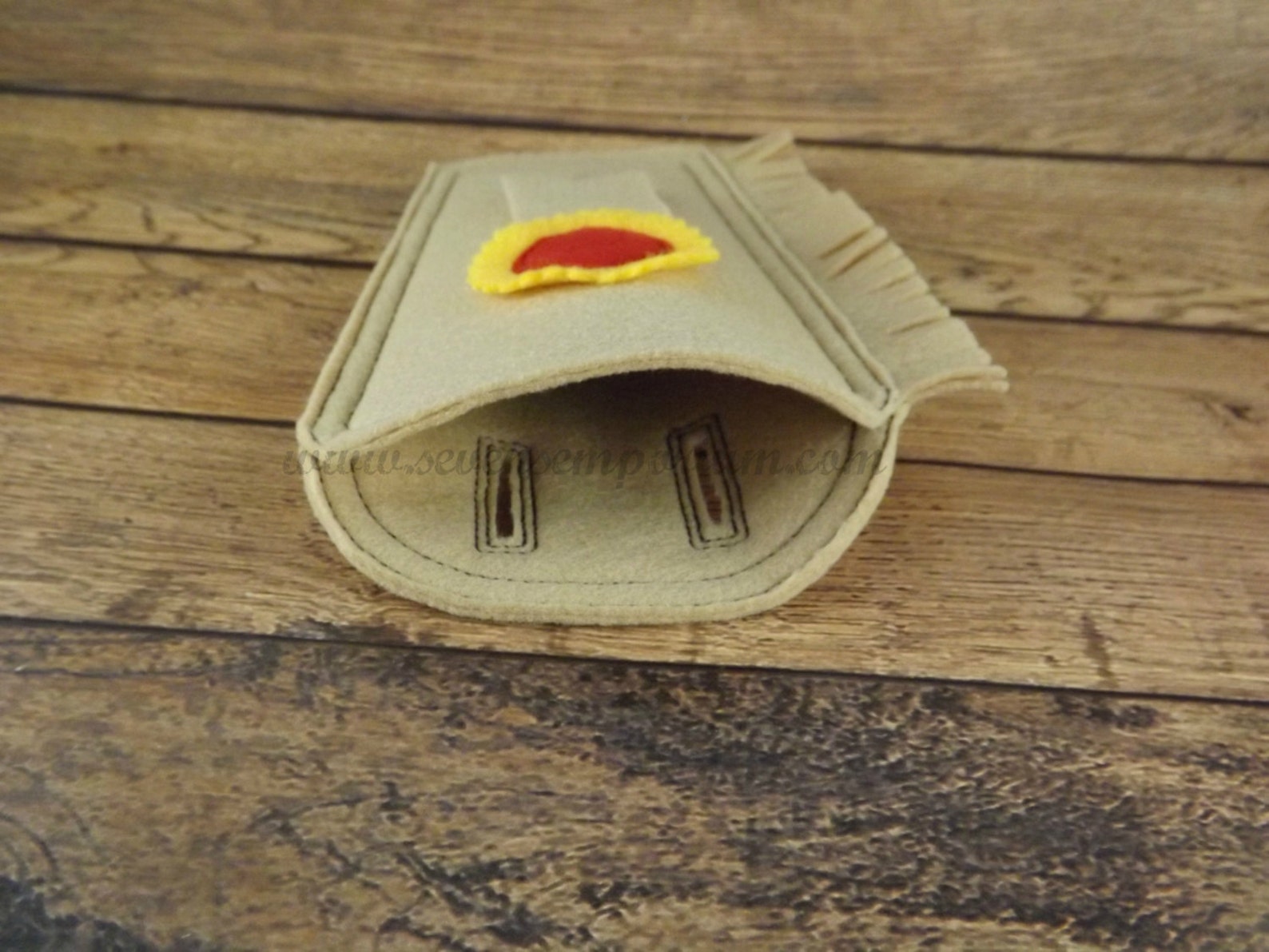 Toy Gun Holster In The Hoop Machine Embroidery Design Etsy