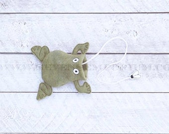 Felt Frog Fly Catch Game Toy In The Hoop Machine Embroidery Design
