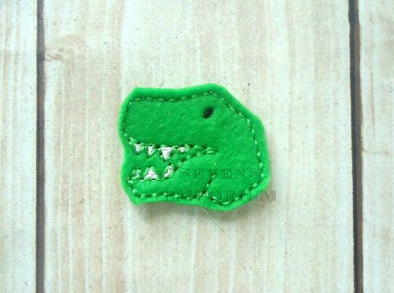 Dinosaur Tic Tac Toe Game Activity Page Quiet Book Machine Embroidery Design image 4
