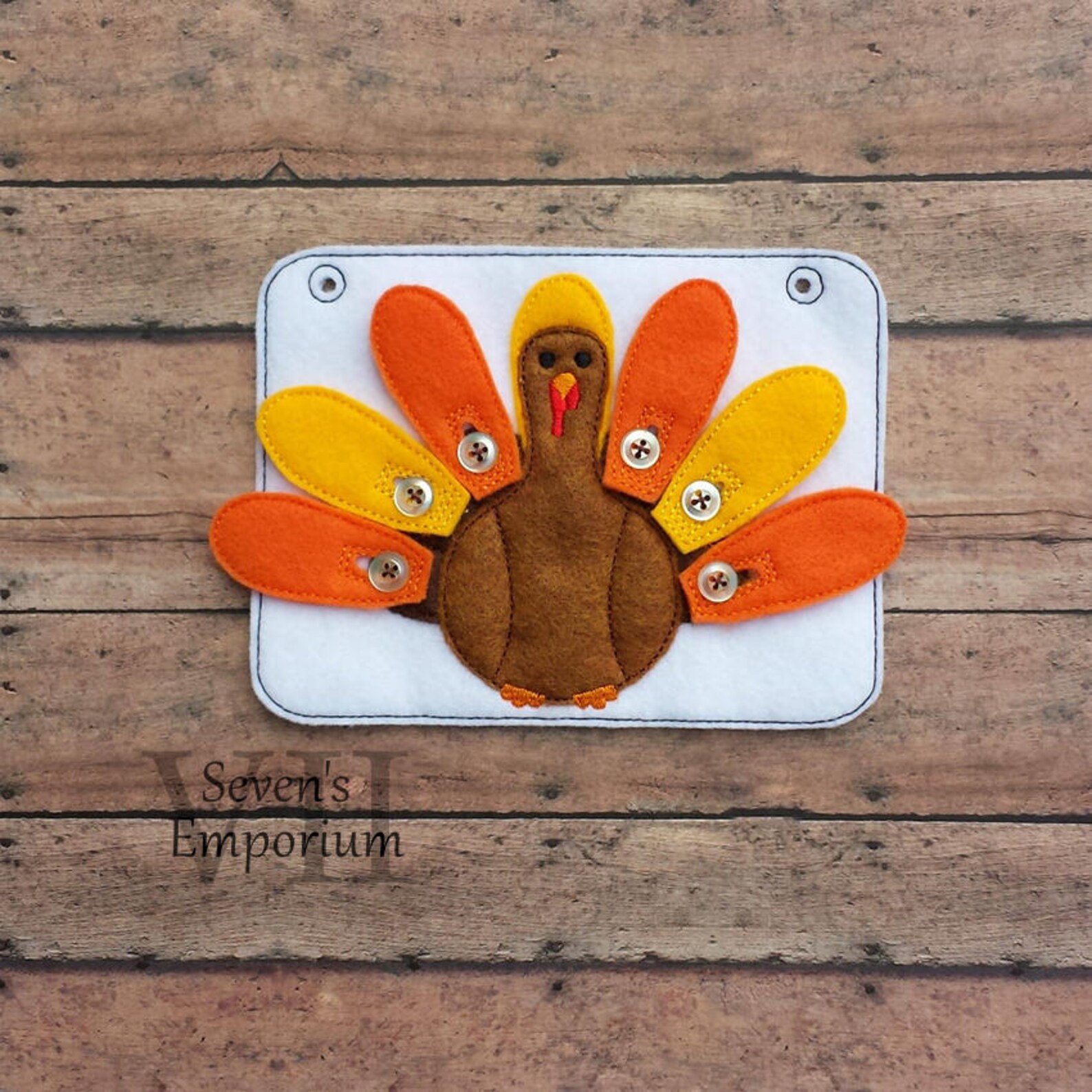 Button Turkey Pattern Button Turkey in the Hoop Activity Page Machine Embroidery | Etsy