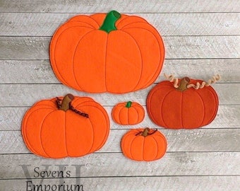 Pumpkin Design Machine Embroidery Design