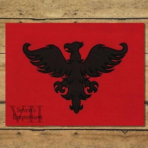 Phoenix Silhouette Heraldik Maschine Stickerei Applique Design