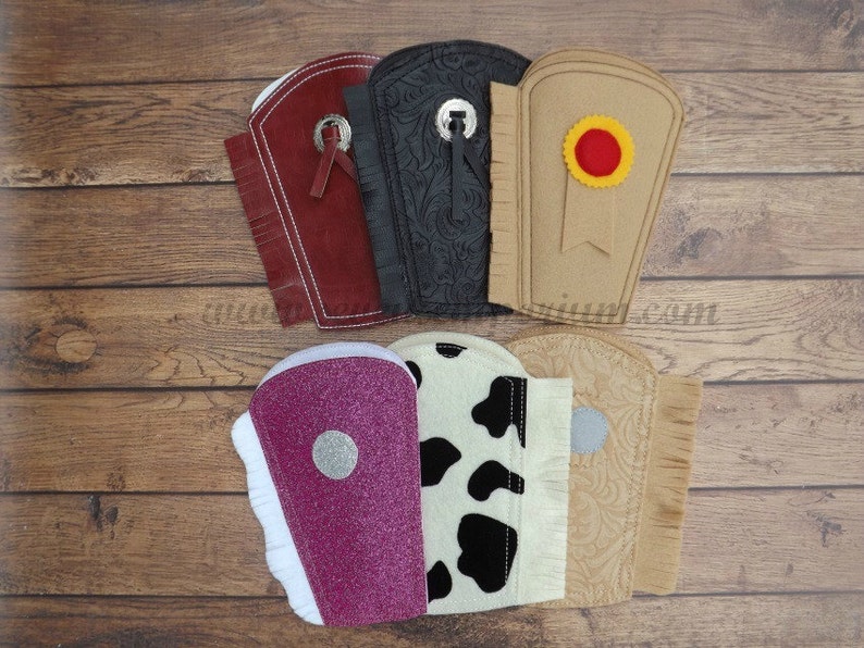 Toy Gun Holster In The Hoop Machine Embroidery Design Etsy