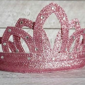 In The Hoop Princess Tiara Crown Machine Embroidery Design