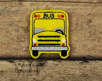 Bus Feltie Machine Embroidery Design