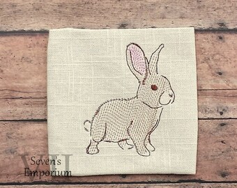 Bunny Sketch Machine Diseño de bordado