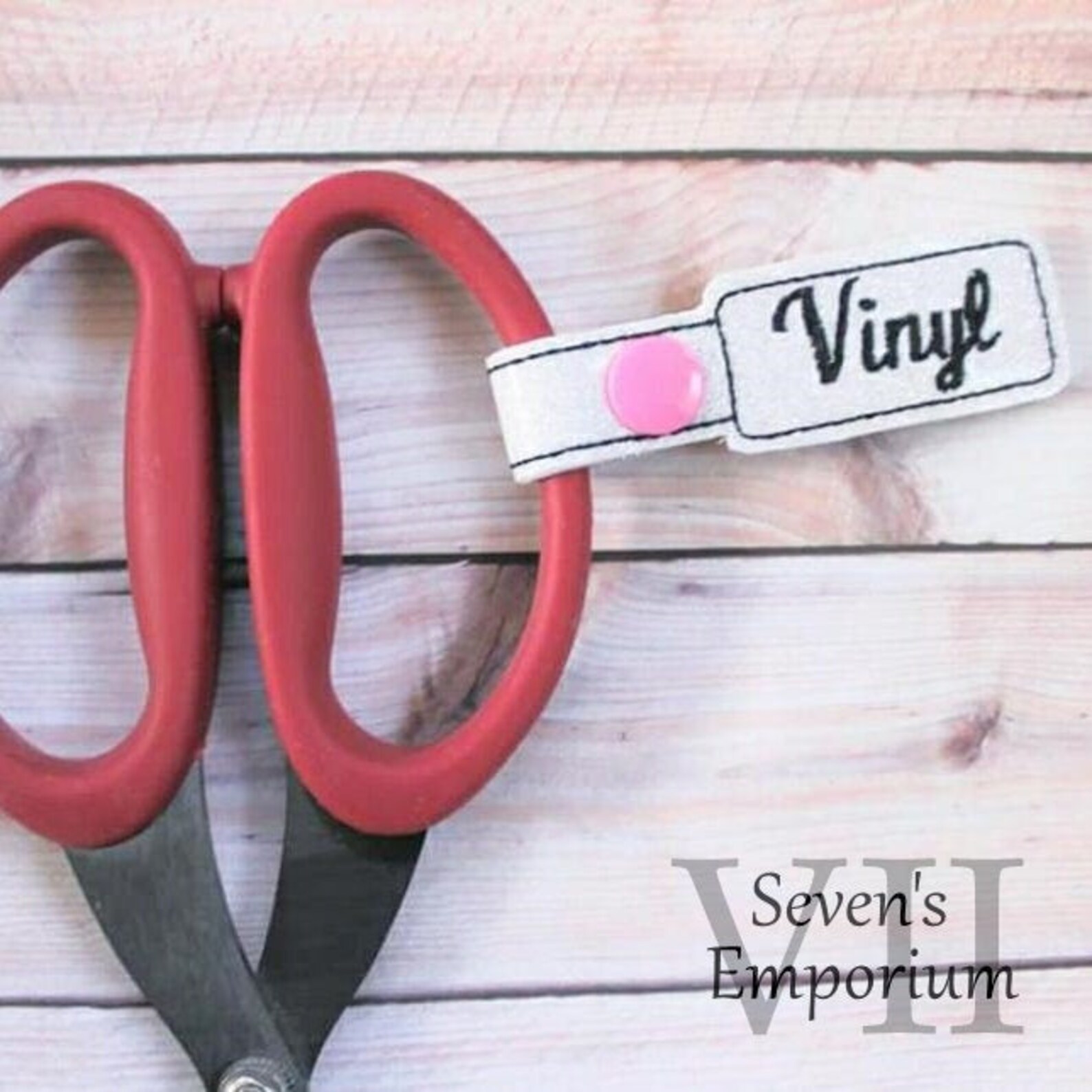 Vinyl Scissor Identifier Snaptab Keychain Machine Embroidery Etsy