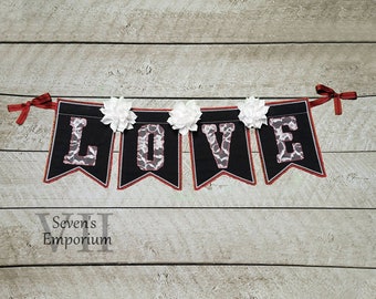 LOVE Banner In The Hoop Embroidery Design