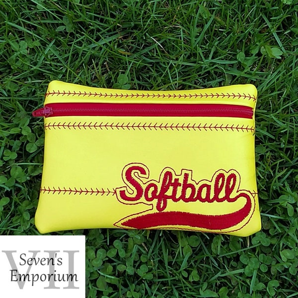 Softball Pouch Etsy