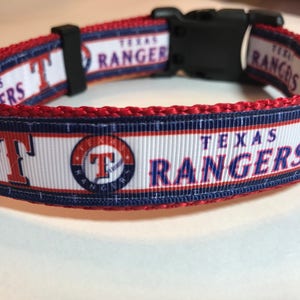 MLB Texas Rangers Dog Collar Puppy Sports Apparel – Posh Puppy Boutique