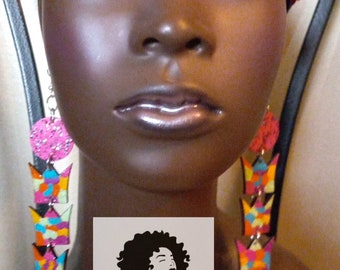 Seven Crowns Afrocentric Earrings