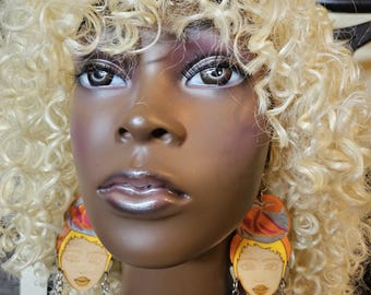 Head Wrapped Diva Earrings