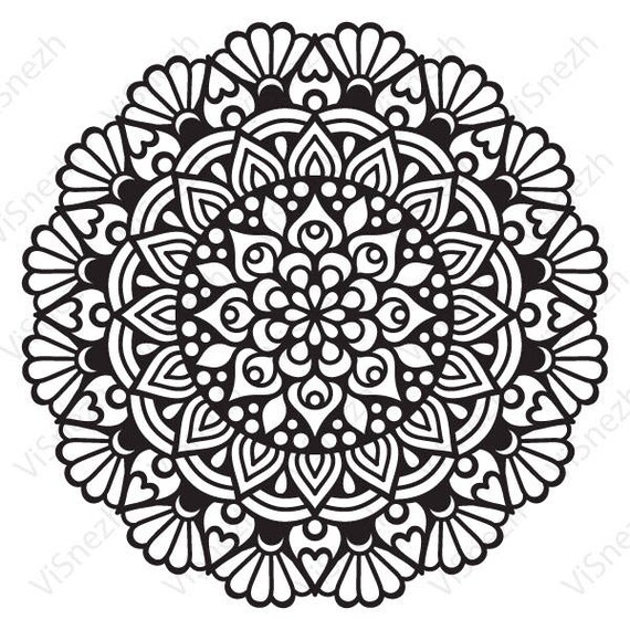 Mandala Template Ulker