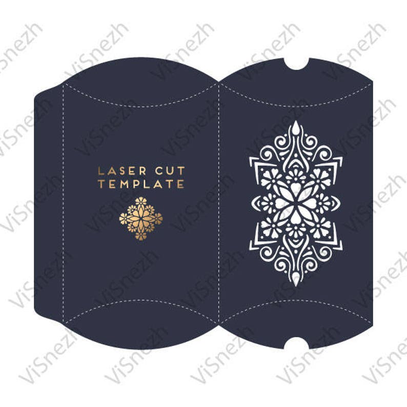 Download Laser Cut Box Template Wedding Decoration Eps Svg Dxf Etsy