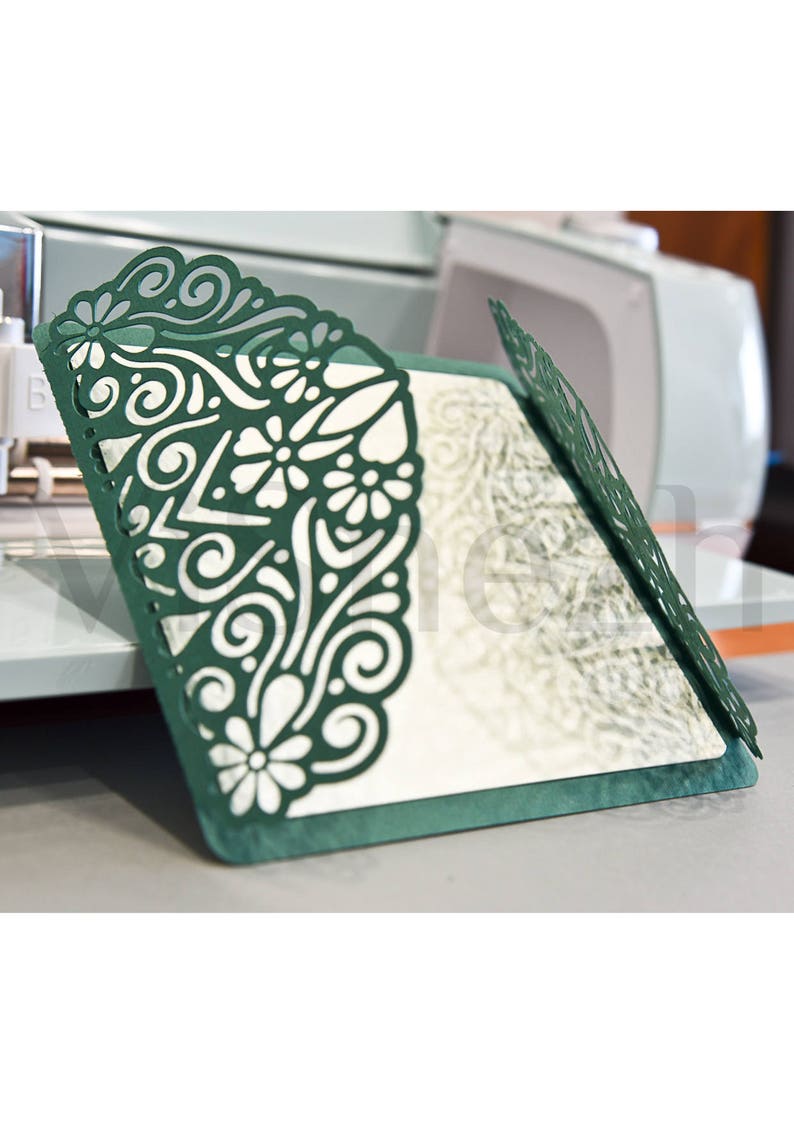 Laser cut Invitation Template Set Wedding invitation template Etsy Laser cut Invitation Template Set Wedding invitation template Etsy
