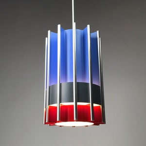 Ceiling Light by Bent Karlby for LYFA, Denmark 1970s – Midcentury Modern Danish Lighting