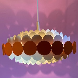 Grand plafonnier Doria classique, Allemagne, années 1970 - Lampe à suspension MCM vintage Mid-Century moderne
