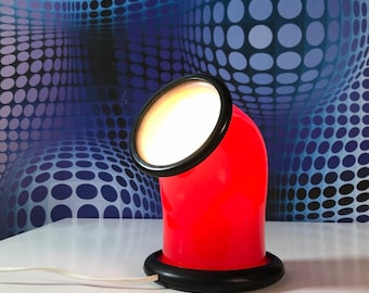 Space age glass table lamp or wall light Epoke III by Michael Bang for Holmegaard, Denmark 1976.