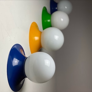 Space Age Wall Light – Vintage Midcentury Modern Sconce by Nordisk Solar Compagni 1970s Retro Scandinavian Lighting,Plastic Metal Wall Lamp