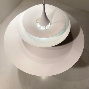 Giant classic danish Radius ceiling light by Erik Balslev for Fog & Morup image 8