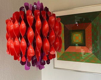 New in box space age chandelier by Verner Panton for Verpan, Denmark.
