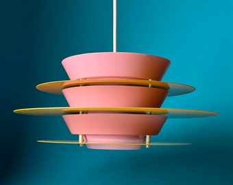 Unique space age ceiling light made in Denmark 1960s.
