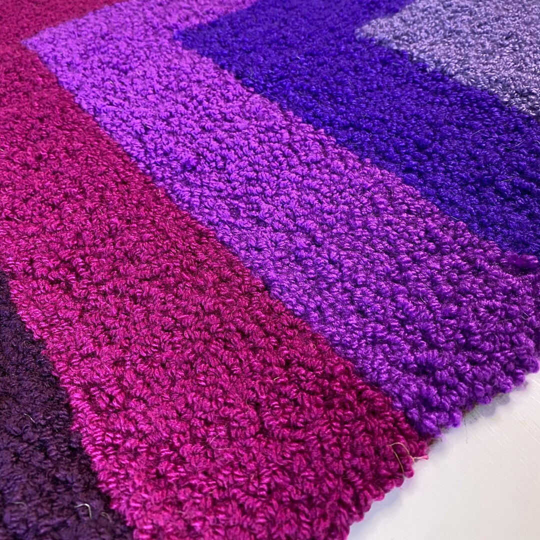 Wall Rug Denmark Colorful Wall Art Rug – Handwoven by Deerstedt Unika, Denmark – Vintage ...