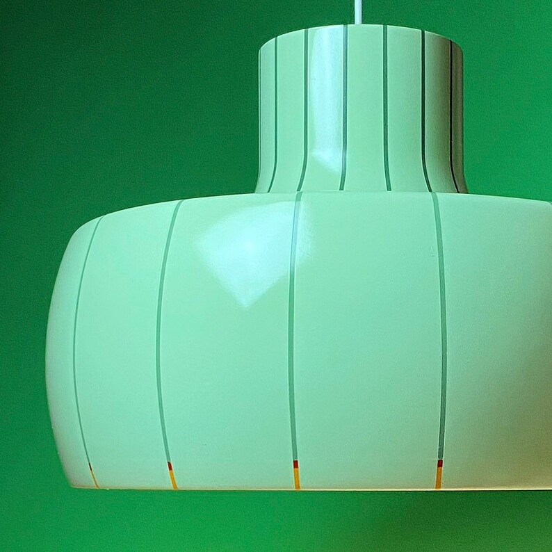 Beautiful Unique Green Colored Large Ceiling Light by A. Etsy