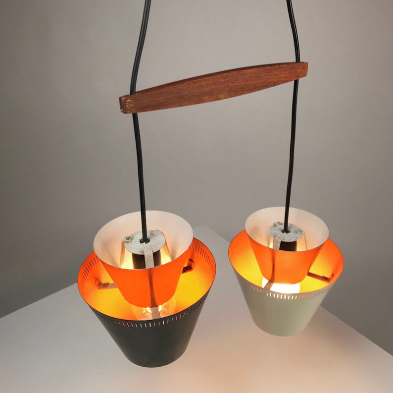 Cool 
Danish mid century copper ceiling light made in 1960s.