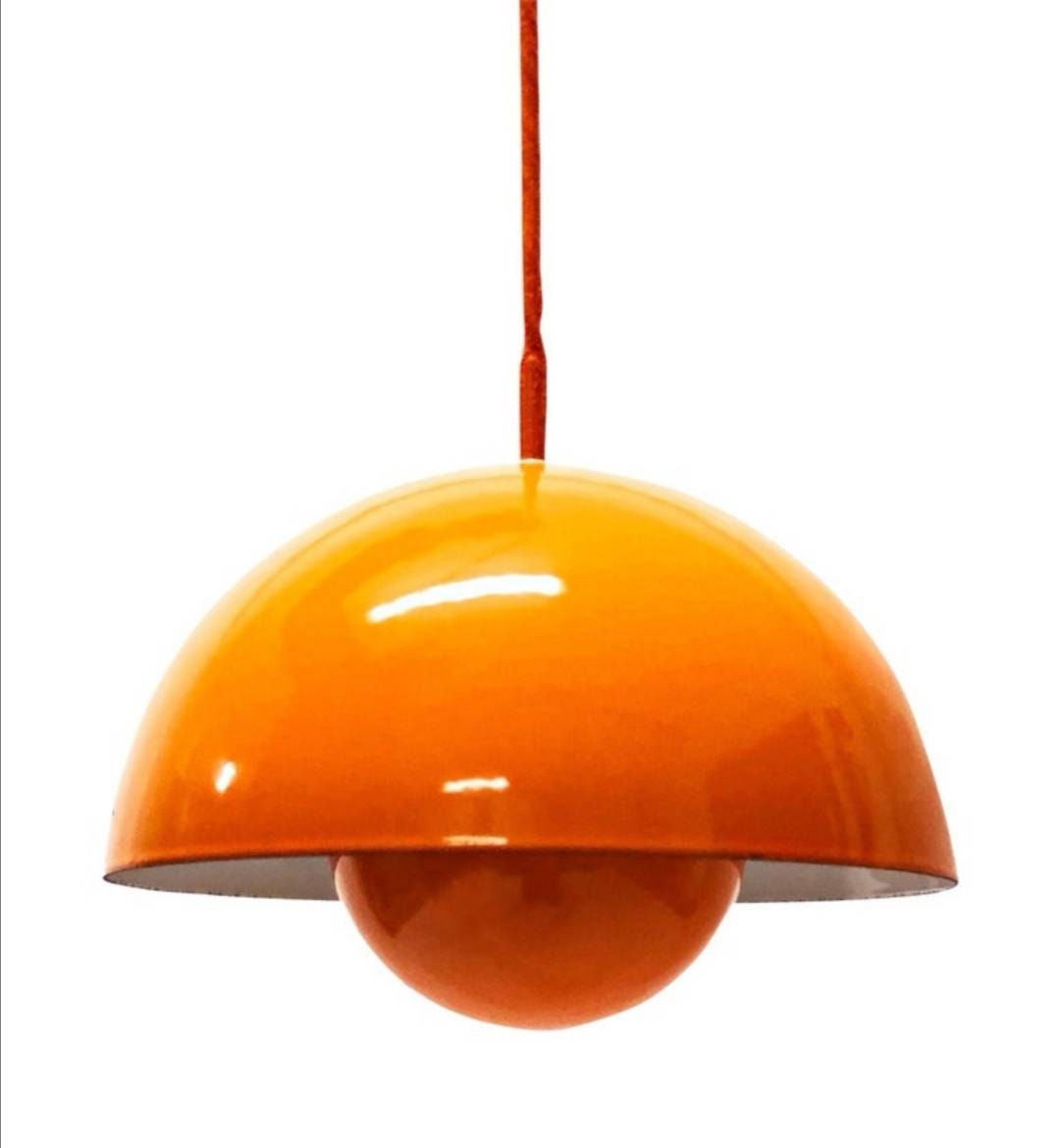 økologisk kradse Gå op og ned Verner Panton Flowerpot Ceiling Light by Louis Poulsen - Etsy