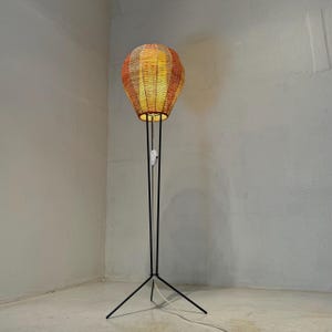 Lampadaire trépied vintage - Éclairage moderne classique milieu de siècle des années 1950, Allemagne