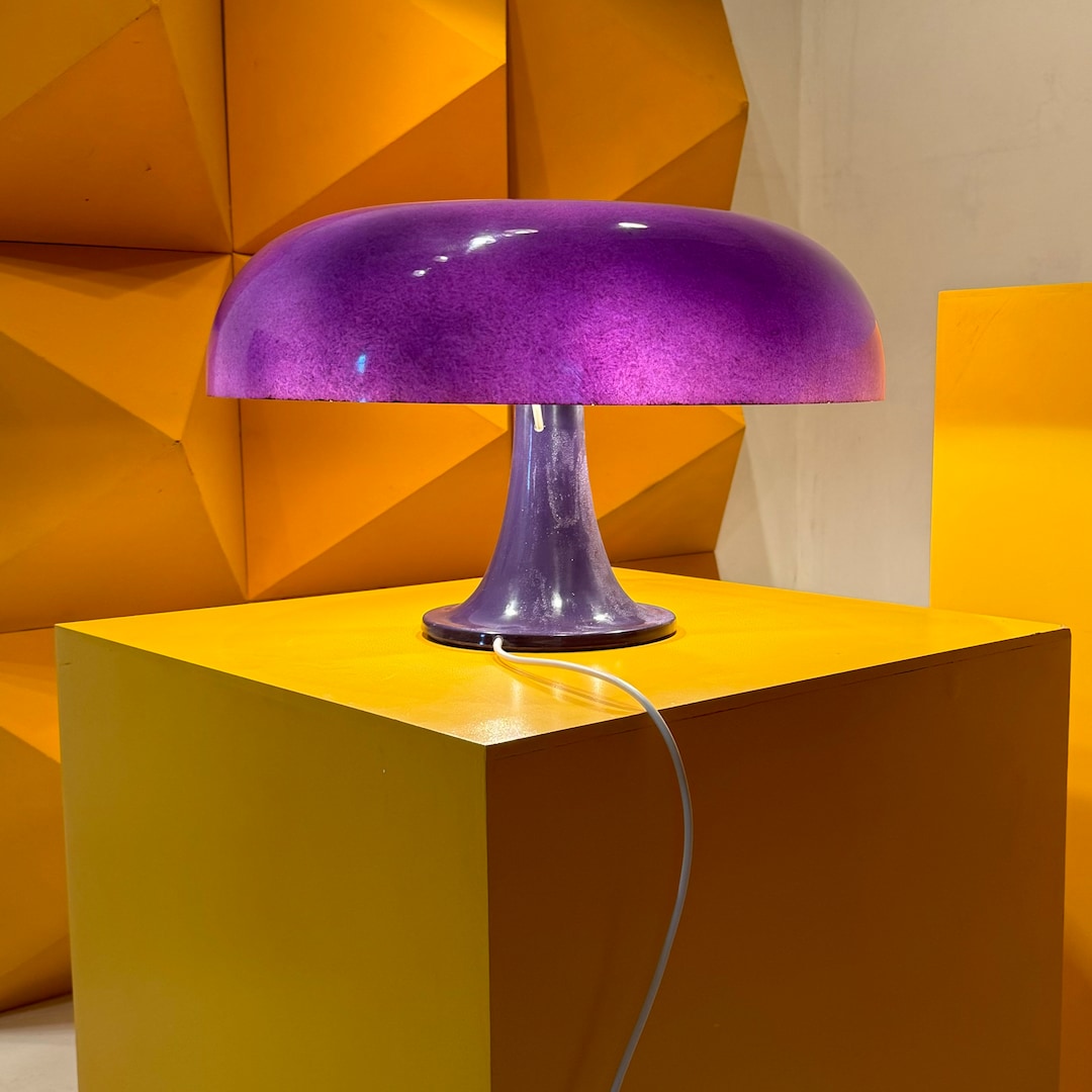 Collectible Purple Nesso Table Lamp – Giancarlo Mattioli for