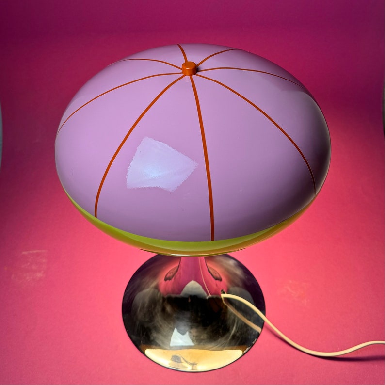 Unique space age table lamp 1970s. image 7