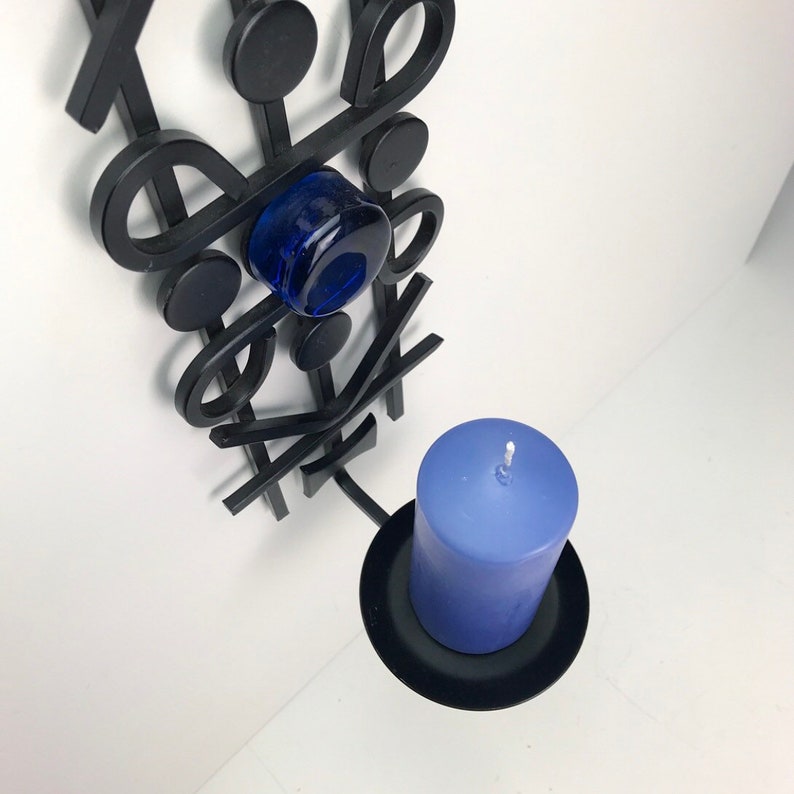 Candle holder wall decoration made in Denmark by Dantoft in 1970s