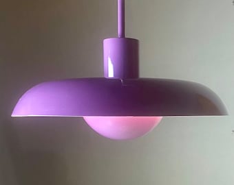 Vintage purple ceiling light by Piet Hein for LYFA, Denmark 1969.