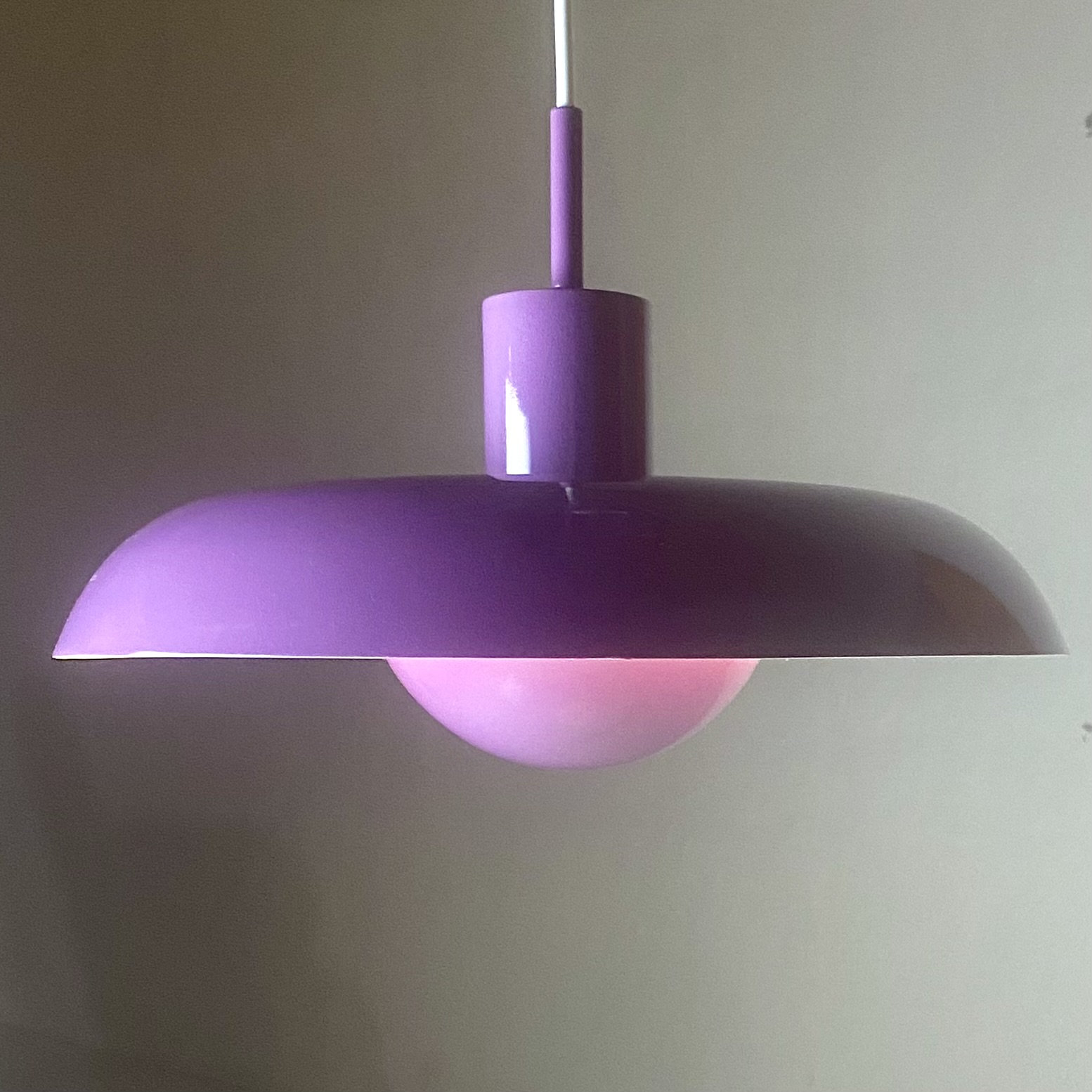 Vintage Purple Ceiling Light by Piet Hein for LYFA, Denmark, 1969 – Mid Century Modern MCM Space Age Design