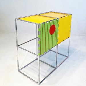 Vintage Multifunctional Shelf Unit Abstracta by Poul Cadovius, Denmark, Early 1970s – Retro Scandinavian Wall Shelf