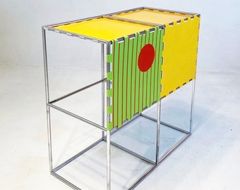 Vintage multifunctional shelf unit Abstracta by Poul Cadovius, Denmark early 1970s.
