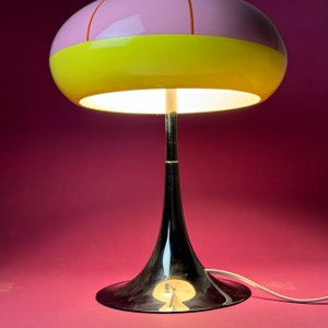 Unique space age table lamp 1970s. image 4