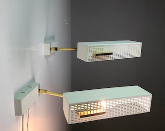 Super rare set of wall lights by Max Bietenholz for Bünte & Rammler, Germany 1960s.