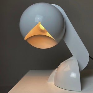 Rare and Iconic Ruspa Table Lamp by Gae Aulenti for Martinelli Luce | Italy, 1970s – Retro Table Lamp