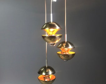 Kaskade ceiling light by Klaus Hempel for Kaiser Leuchten, Germany 1970s.