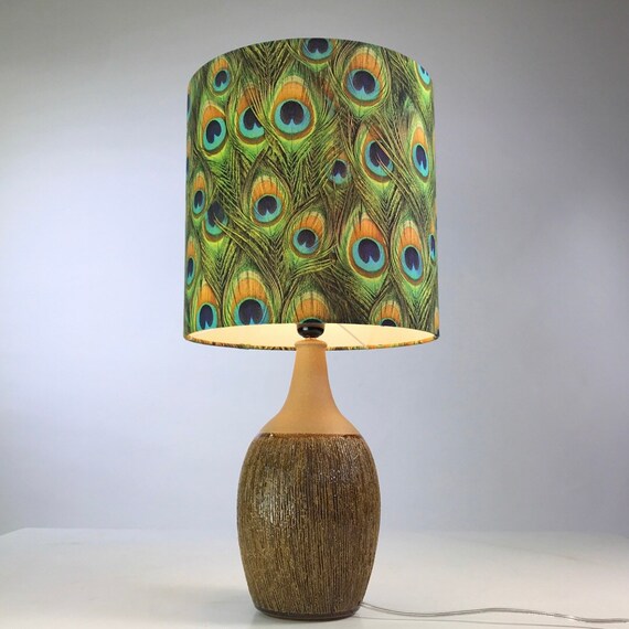Large Handmade Ceramic Table Lamp Made By Søholm Stoneware Denmark 1970
